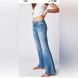 ROLLA'S Free People Classic Blue Flare Jeans